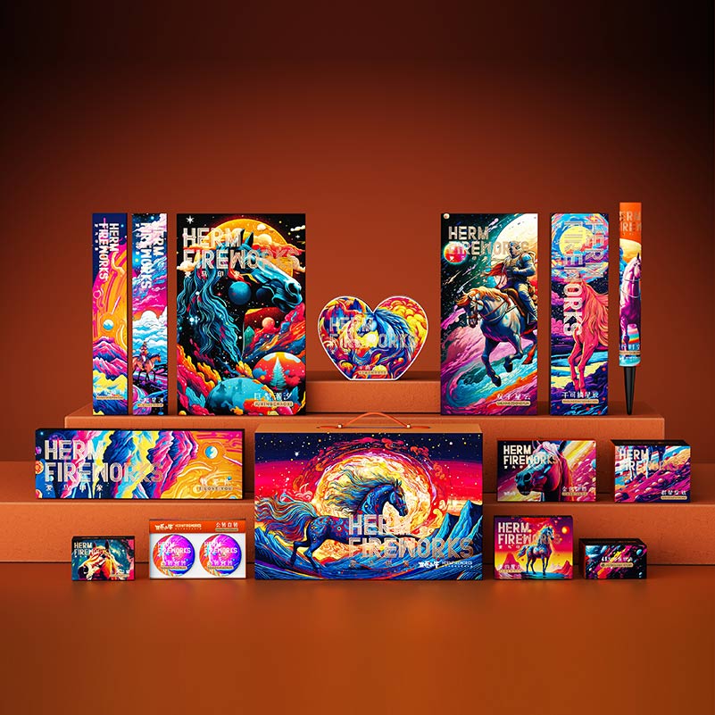 愛馬印象高定煙花禮盒