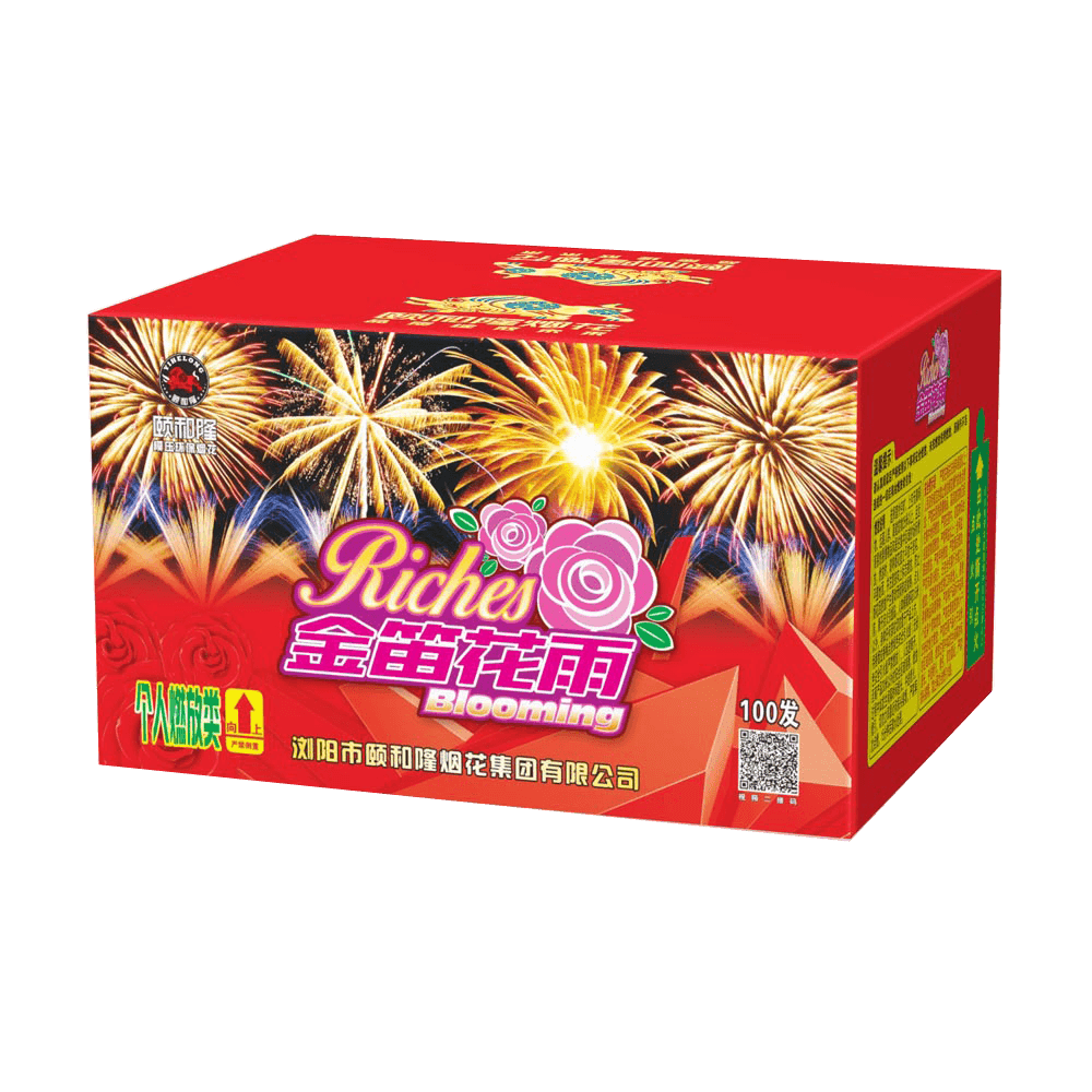 100發(fā)金笛花雨